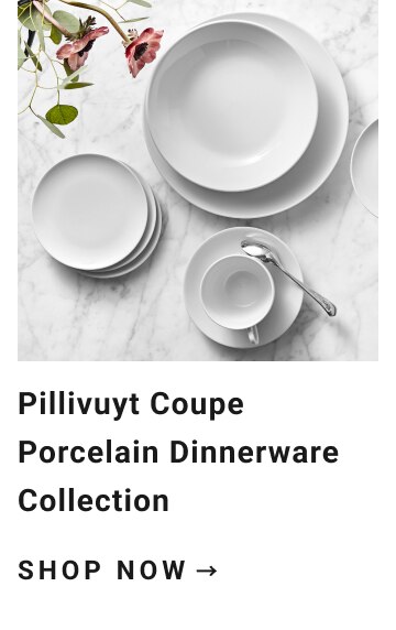 Pillivuyt Coupe Porcelain Dinnerware Collection